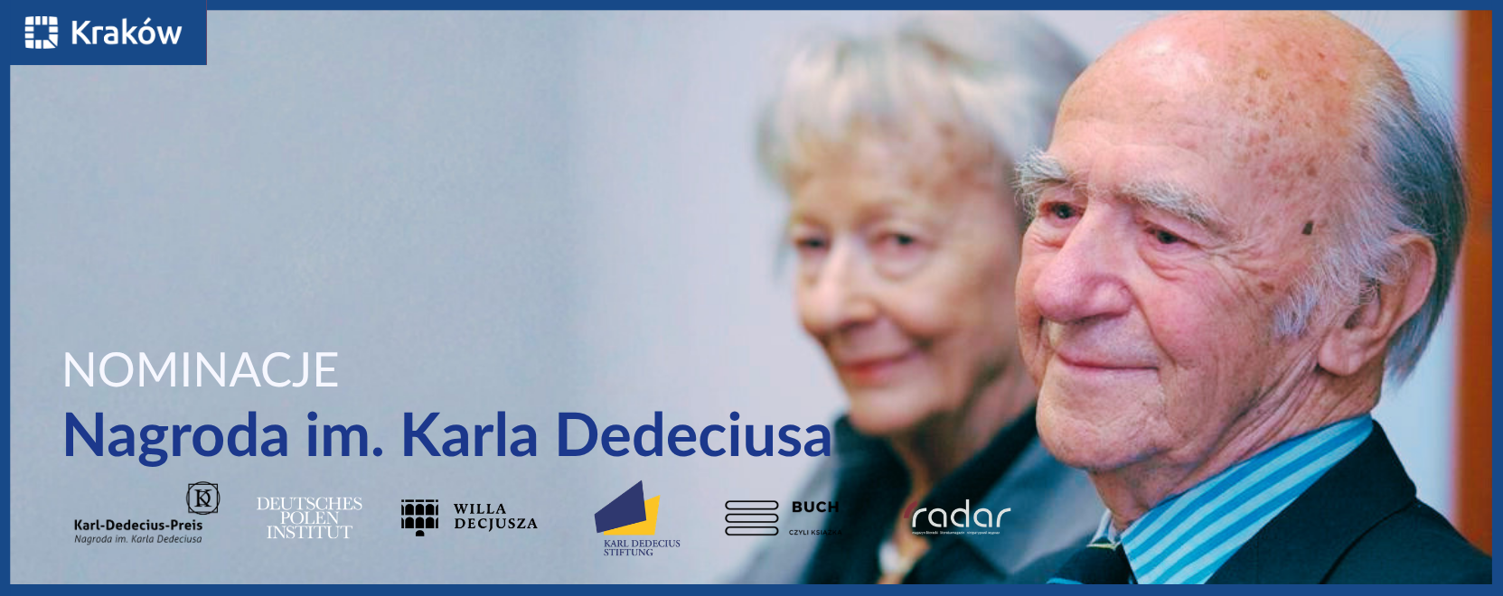 Karl Dedecius i Wisława Szymborska banner