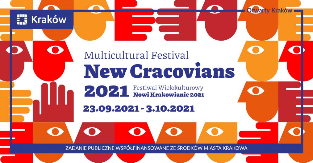 Grafika ozdobna z napisem New Cracovians 2021