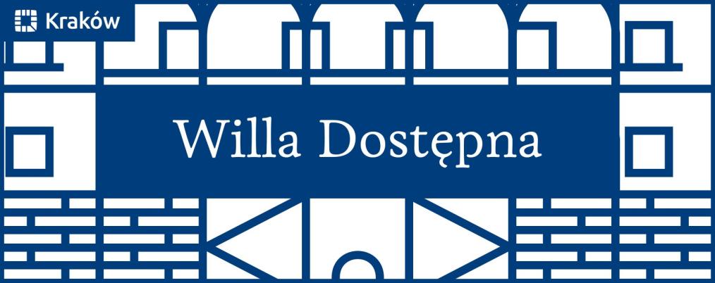 Grafika ozdobna z napisel Willa Dostępna