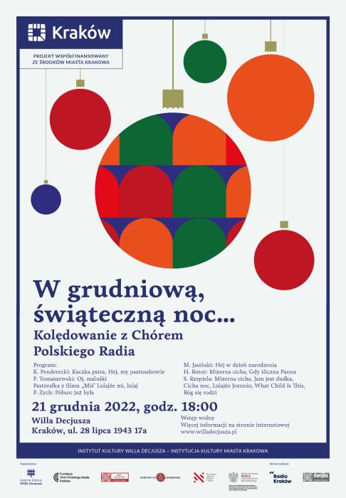 grafika ozdobna z życzeniami świątecznymi
