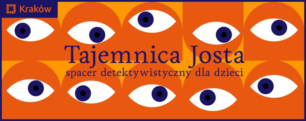 Grafika ozdobna z napisem Tajemnica Josta