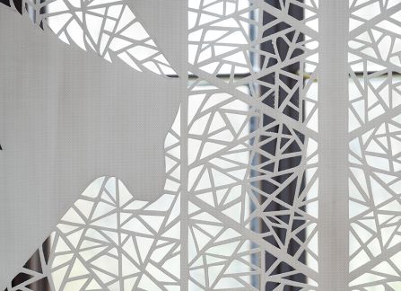 photography. large-format cutout with a traditional pattern, a close-up.