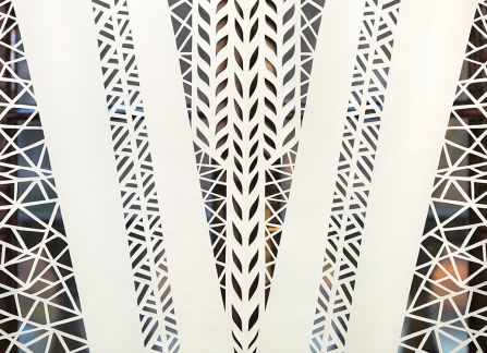 photography. large-format cutout with a traditional pattern, a close-up.